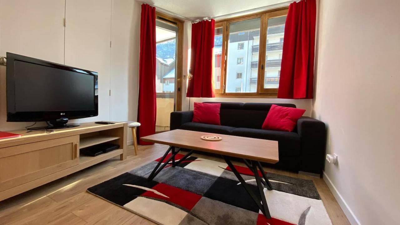 Chamois De Chamonix, Confortable 2 Pieces, Balcon, Parking Gratuit Exterior photo